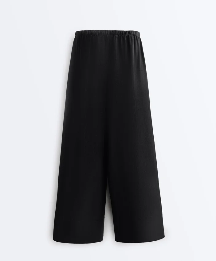 Pantaloni cu croi drept din 100% in Pantaloni cu croi drept din 100% in