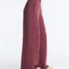 Pantaloni cu croi drept din amestec de bumbac Pantaloni cu croi drept din amestec de bumbac
