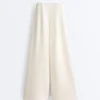Pantaloni cu croi drept, din modal Soft Touch la atingere și cu bordură Pantaloni cu croi drept, din modal Soft Touch la atingere și cu bordură