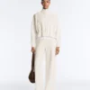 Pantaloni cu croi drept, din modal Soft Touch la atingere și cu bordură Pantaloni cu croi drept, din modal Soft Touch la atingere și cu bordură