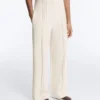 Pantaloni cu croi drept, din modal Soft Touch la atingere și cu bordură Pantaloni cu croi drept, din modal Soft Touch la atingere și cu bordură