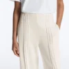 Pantaloni cu croi drept, din modal Soft Touch la atingere și cu bordură Pantaloni cu croi drept, din modal Soft Touch la atingere și cu bordură