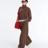Pantaloni cu croi drept, din modal Soft Touch la atingere și cu bordură Pantaloni cu croi drept, din modal Soft Touch la atingere și cu bordură