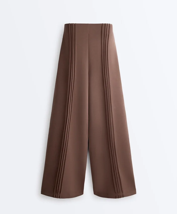 Pantaloni cu croi drept, din modal Soft Touch la atingere și cu bordură Pantaloni cu croi drept, din modal Soft Touch la atingere și cu bordură