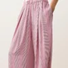 Pantaloni cu croi drept și dungi Pantaloni cu croi drept și dungi