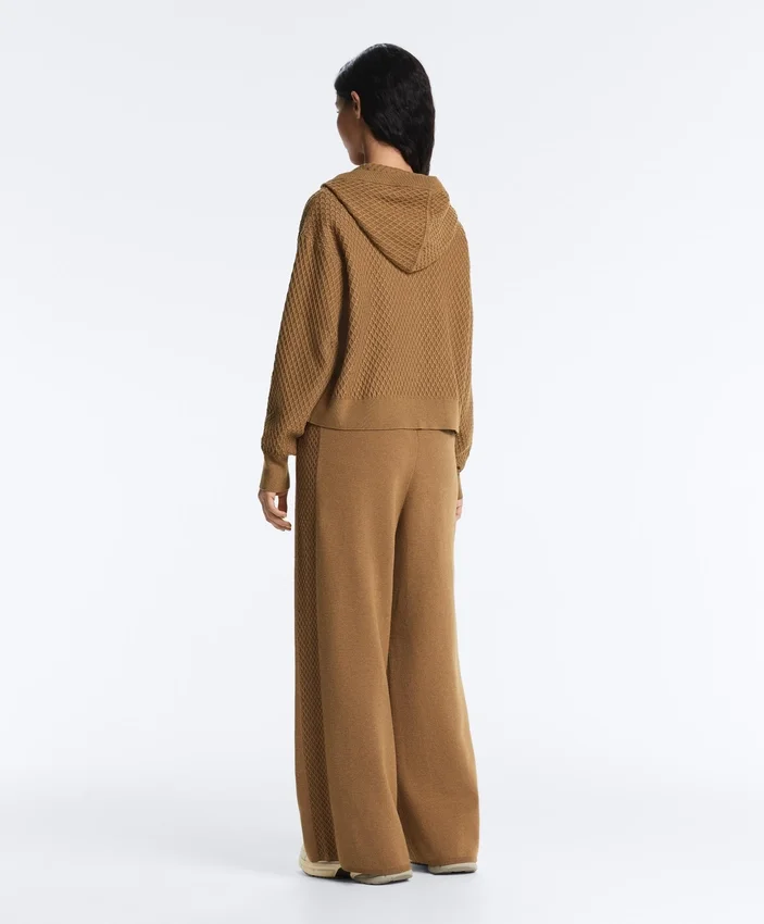 Geci din tricot structurat cu glugă Geci din tricot structurat cu glugă