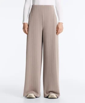 Pantaloni cu croi larg, cu dungi, din modal Soft Touch la atingere Pantaloni cu croi larg, cu dungi, din modal Soft Touch la atingere