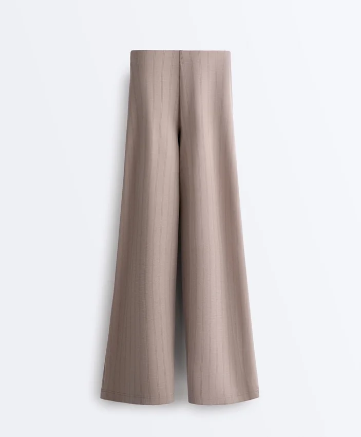 Pantaloni cu croi larg, cu dungi, din modal Soft Touch la atingere Pantaloni cu croi larg, cu dungi, din modal Soft Touch la atingere