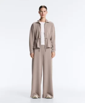 Pantaloni cu croi larg, cu dungi, din modal Soft Touch la atingere Pantaloni cu croi larg, cu dungi, din modal Soft Touch la atingere
