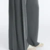 Pantaloni cu croi larg, cu textură Soft Touch, cu pliuri laterale și din modal Pantaloni cu croi larg, cu textură Soft Touch, cu pliuri laterale și din modal