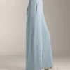 Pantaloni cu dungi asimetrice din modal Pantaloni cu dungi asimetrice din modal