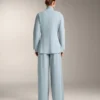 Pantaloni cu dungi asimetrice din modal Pantaloni cu dungi asimetrice din modal