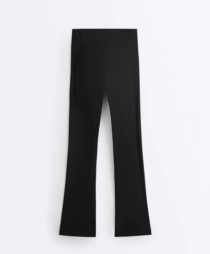 Pantaloni cu talie înaltă, Compressive, Raise Up, evazați Pantaloni cu talie înaltă, Compressive, Raise Up, evazați