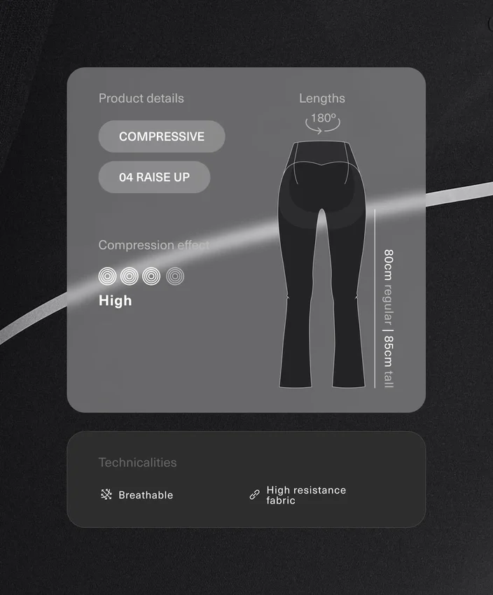 Pantaloni cu talie înaltă, Compressive, Raise Up, evazați Pantaloni cu talie înaltă, Compressive, Raise Up, evazați