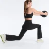 Pantaloni cu talie înaltă, Compressive, Raise Up, evazați Pantaloni cu talie înaltă, Compressive, Raise Up, evazați