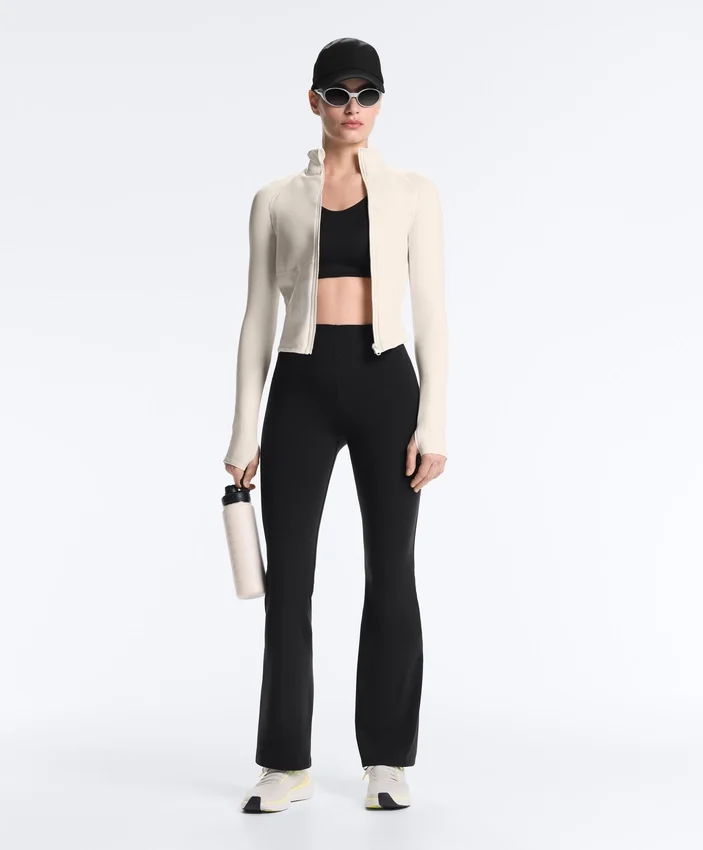 Pantaloni cu talie înaltă, Compressive, Raise Up, evazați Pantaloni cu talie înaltă, Compressive, Raise Up, evazați