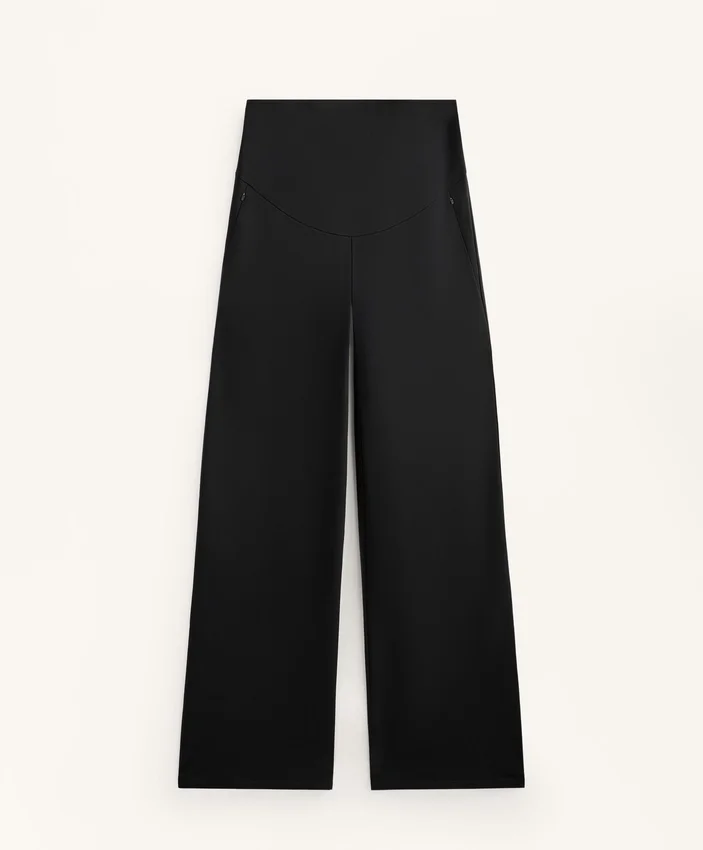 Pantaloni de maternitate cu croi drept, călduroși Pantaloni de maternitate cu croi drept, călduroși