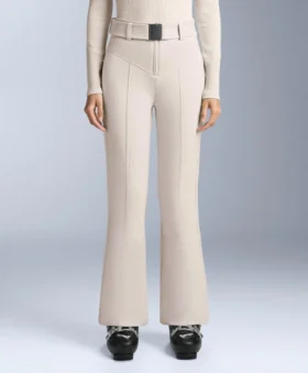 Pantaloni de schi elastici, cu talie înaltă și croi evazat, rezistenți la apă Pantaloni de schi elastici, cu talie înaltă și croi evazat, rezistenți la apă