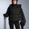 Pantaloni de schi elastici, cu talie înaltă și croi evazat, rezistenți la apă Pantaloni de schi elastici, cu talie înaltă și croi evazat, rezistenți la apă