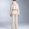 Pantaloni de schi elastici, cu talie înaltă și croi evazat, rezistenți la apă Pantaloni de schi elastici, cu talie înaltă și croi evazat, rezistenți la apă
