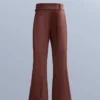 Pantaloni de schi elastici, cu talie înaltă și croi evazat, rezistenți la apă Pantaloni de schi elastici, cu talie înaltă și croi evazat, rezistenți la apă