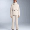 Pantaloni de schi elastici, cu talie înaltă și croi evazat, rezistenți la apă Pantaloni de schi elastici, cu talie înaltă și croi evazat, rezistenți la apă