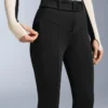 Pantaloni de schi elastici, cu talie înaltă și croi evazat, rezistenți la apă Pantaloni de schi elastici, cu talie înaltă și croi evazat, rezistenți la apă