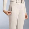 Pantaloni de schi elastici, cu talie înaltă și croi evazat, rezistenți la apă Pantaloni de schi elastici, cu talie înaltă și croi evazat, rezistenți la apă