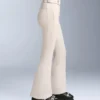 Pantaloni de schi elastici, cu talie înaltă și croi evazat, rezistenți la apă Pantaloni de schi elastici, cu talie înaltă și croi evazat, rezistenți la apă