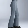 Pantaloni de schi elastici, cu talie înaltă și croi evazat, rezistenți la apă Pantaloni de schi elastici, cu talie înaltă și croi evazat, rezistenți la apă