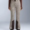 Pantaloni de schi elastici, cu talie înaltă, imprimați, rezistenți la apă Pantaloni de schi elastici, cu talie înaltă, imprimați, rezistenți la apă