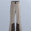 Pantaloni de schi elastici, cu talie înaltă, imprimați, rezistenți la apă Pantaloni de schi elastici, cu talie înaltă, imprimați, rezistenți la apă