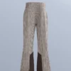 Pantaloni de schi elastici, cu talie înaltă, imprimați, rezistenți la apă Pantaloni de schi elastici, cu talie înaltă, imprimați, rezistenți la apă
