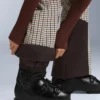 Pantaloni de schi elastici, cu talie înaltă, imprimați, rezistenți la apă Pantaloni de schi elastici, cu talie înaltă, imprimați, rezistenți la apă