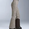Pantaloni de schi elastici, cu talie înaltă, imprimați, rezistenți la apă Pantaloni de schi elastici, cu talie înaltă, imprimați, rezistenți la apă