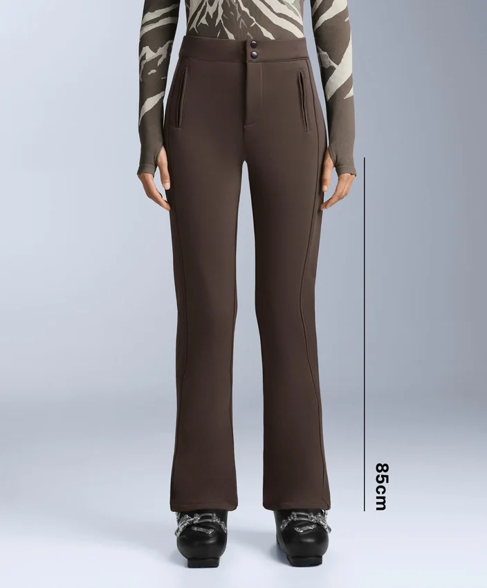 Pantaloni de schi elastici, rezistenți la apă, cu croi evazat pe toată lungimea Pantaloni de schi elastici, rezistenți la apă, cu croi evazat pe toată lungimea