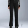 Pantaloni de schi elastici, rezistenți la apă, cu croi evazat pe toată lungimea Pantaloni de schi elastici, rezistenți la apă, cu croi evazat pe toată lungimea