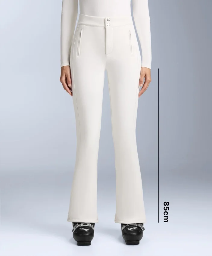 Pantaloni de schi elastici, rezistenți la apă, cu croi evazat pe toată lungimea Pantaloni de schi elastici, rezistenți la apă, cu croi evazat pe toată lungimea