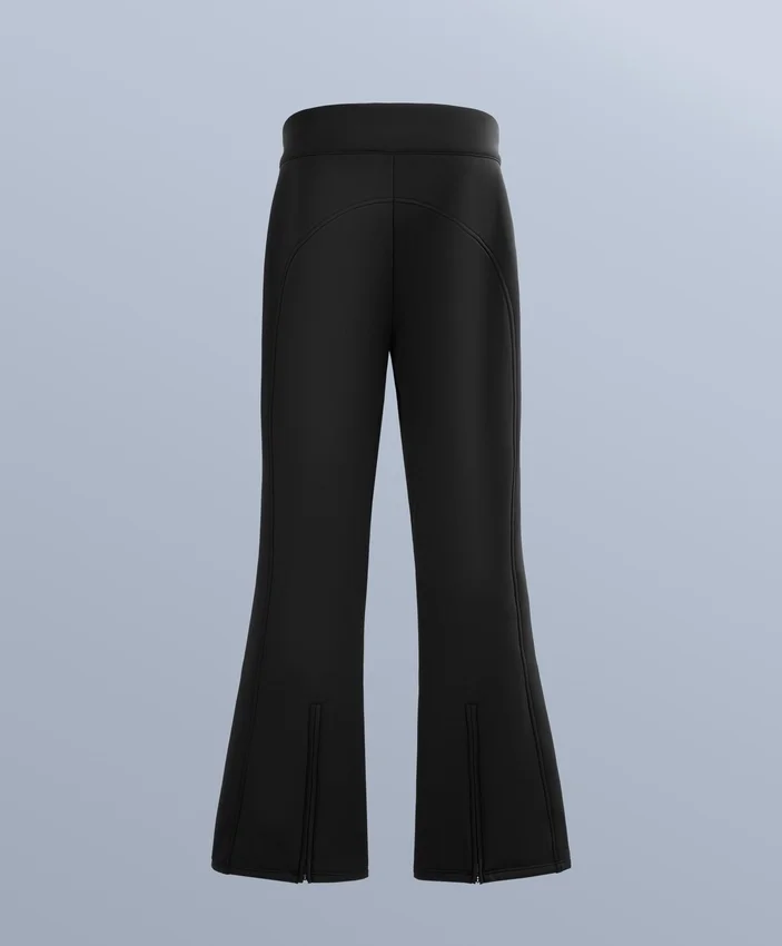 Pantaloni de schi elastici, rezistenți la apă, cu croi evazat pe toată lungimea Pantaloni de schi elastici, rezistenți la apă, cu croi evazat pe toată lungimea