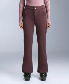 Pantaloni de schi evazați, elastici și rezistenți la apă