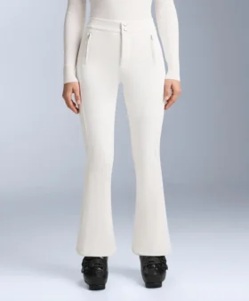 Pantaloni de schi evazați, elastici și rezistenți la apă