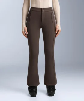 Pantaloni de schi evazați, elastici și rezistenți la apă