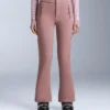 Pantaloni de schi evazați, elastici și rezistenți la apă Pantaloni de schi evazați, elastici și rezistenți la apă
