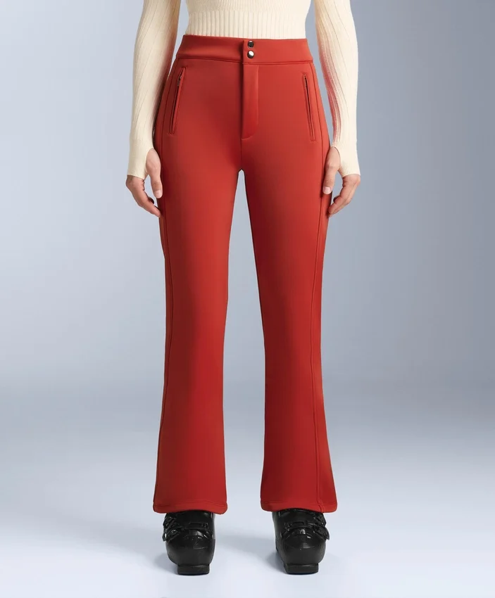 Pantaloni de schi evazați, elastici și rezistenți la apă Pantaloni de schi evazați, elastici și rezistenți la apă