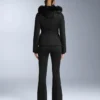 Pantaloni de schi evazați, elastici și rezistenți la apă