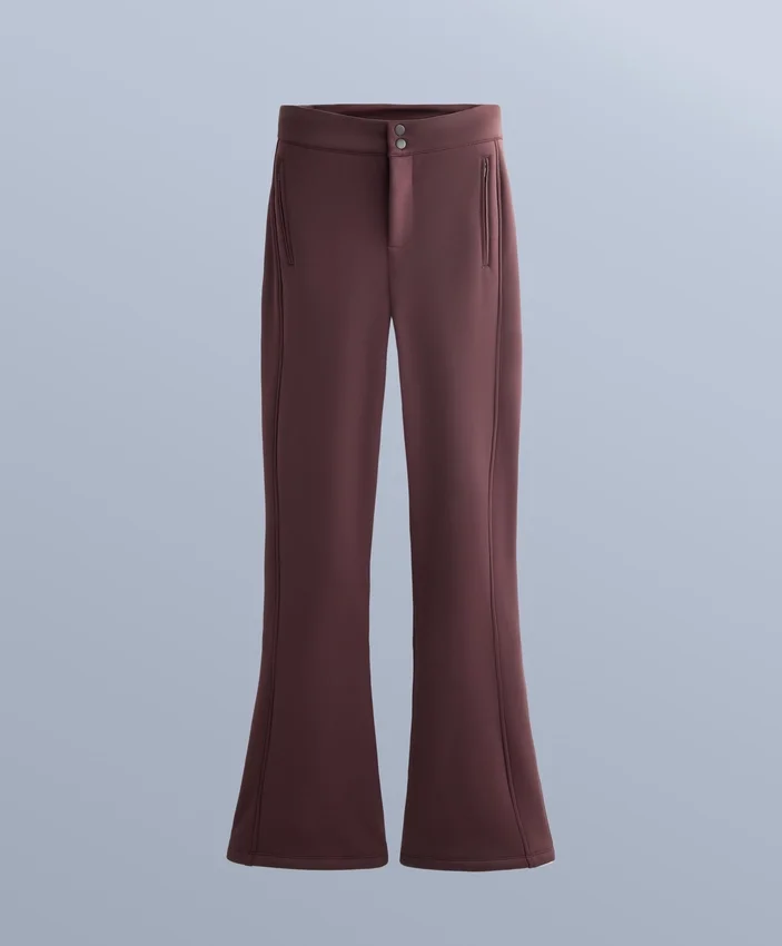 Pantaloni de schi evazați, elastici și rezistenți la apă Pantaloni de schi evazați, elastici și rezistenți la apă