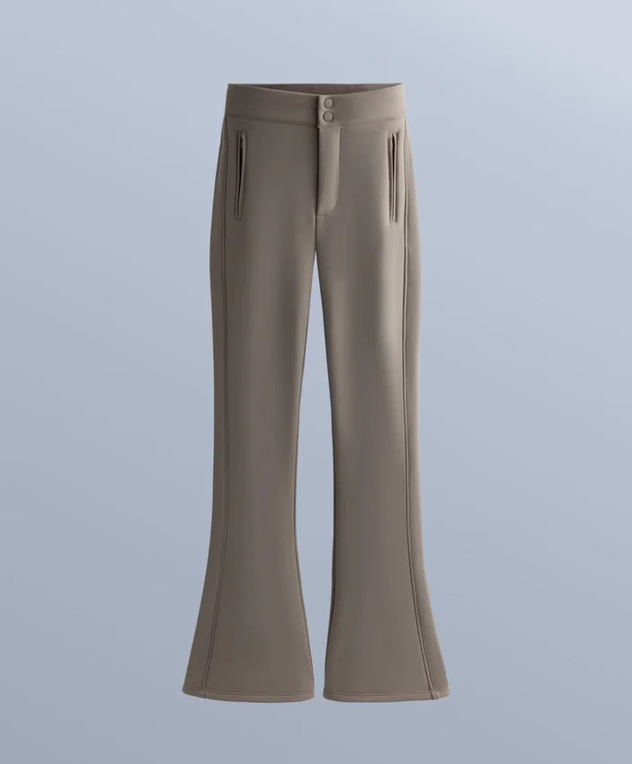 Pantaloni de schi evazați, elastici și rezistenți la apă Pantaloni de schi evazați, elastici și rezistenți la apă