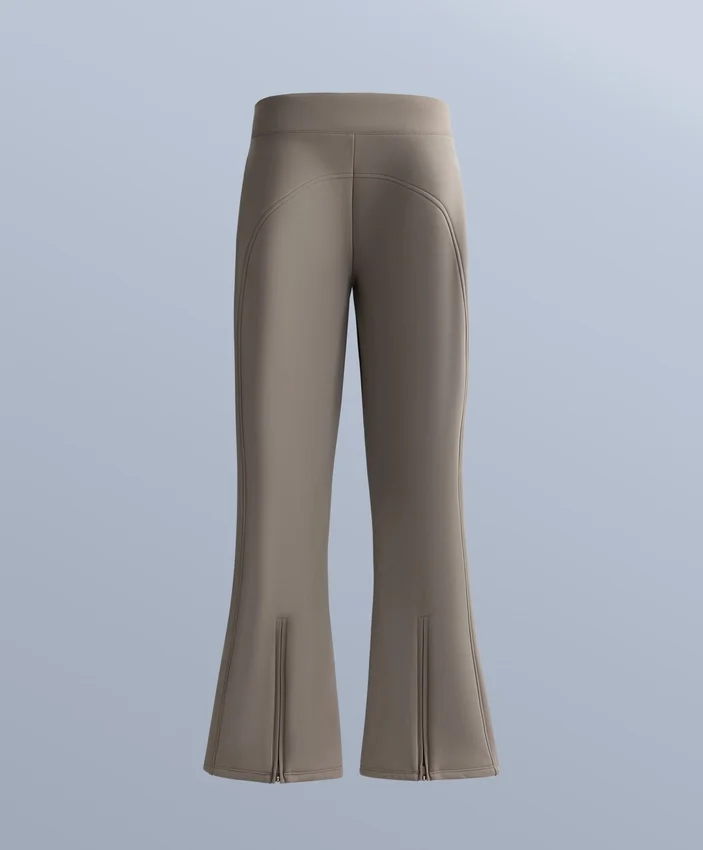 Pantaloni de schi evazați, elastici și rezistenți la apă Pantaloni de schi evazați, elastici și rezistenți la apă