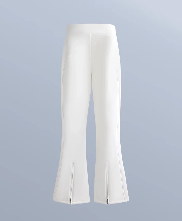 Pantaloni de schi evazați, elastici și rezistenți la apă Pantaloni de schi evazați, elastici și rezistenți la apă