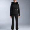Pantaloni de schi evazați, elastici și rezistenți la apă
